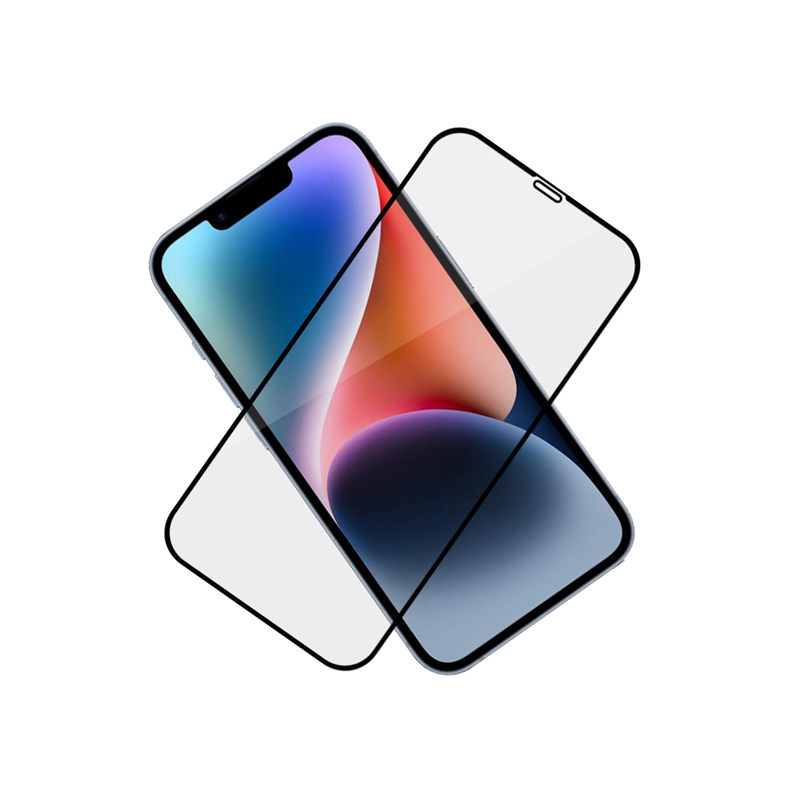 Alink 2.5D silk print full glue tempered glass screen protector for Apple iPhone 14 Plus