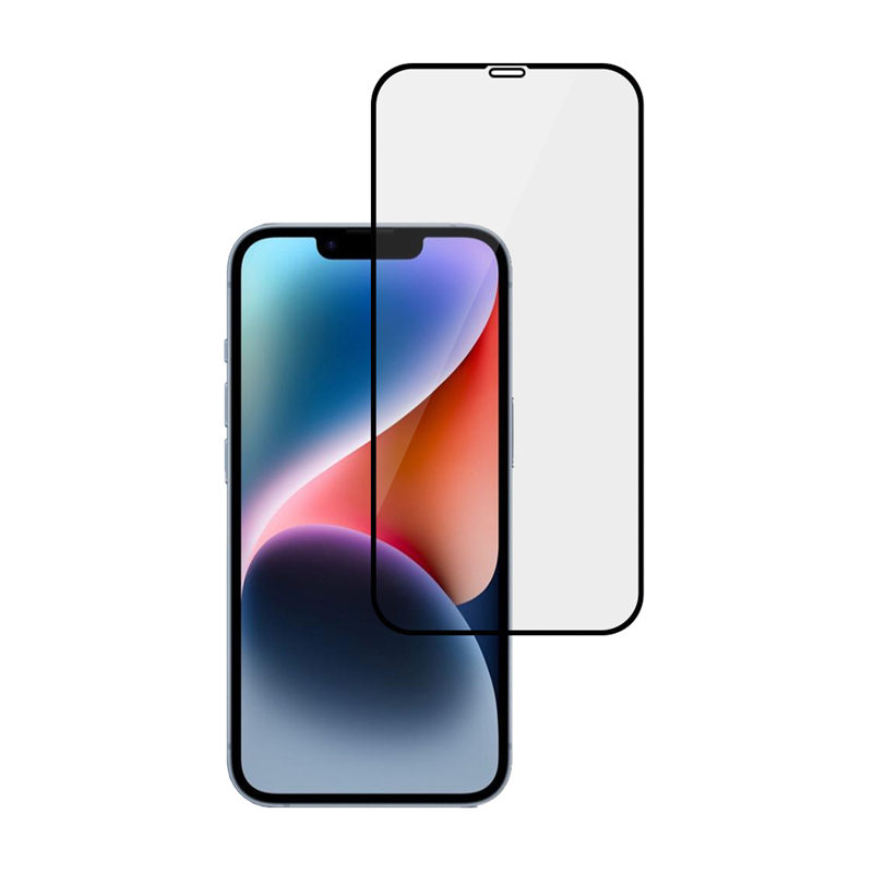 Alink 2.5D silk print full glue tempered glass screen protector for Apple iPhone 14 Plus