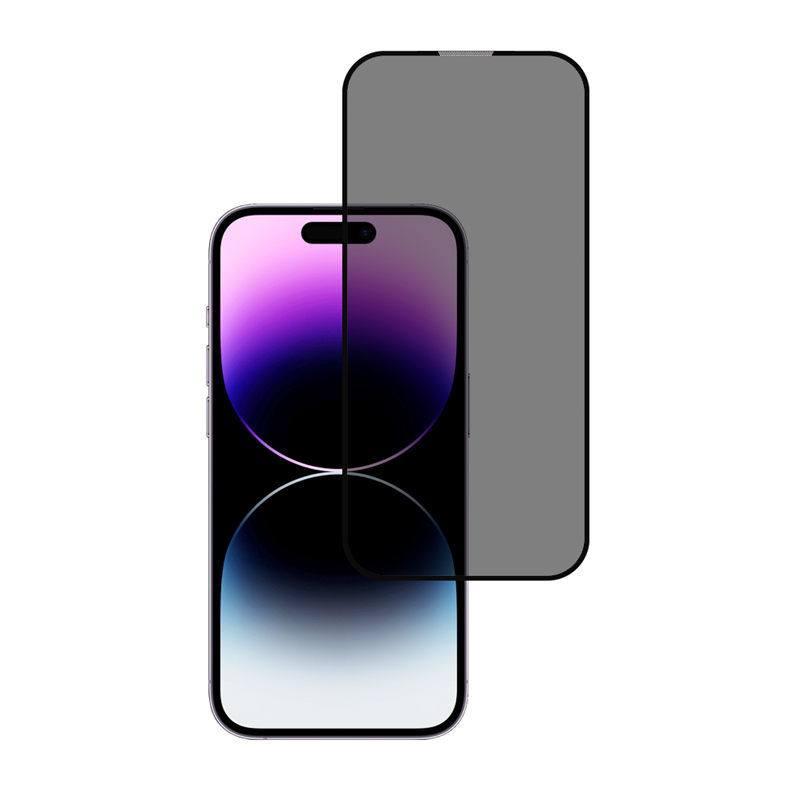 Alink privacy full cover tempered glass screen protector for Apple iPhone 14 Pro
