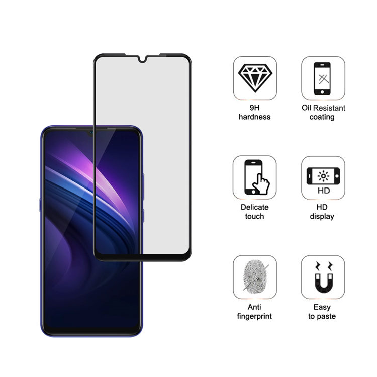 Alink 3D hot bending full glue tempered glass screen protector for iQOO Neo