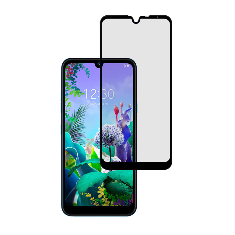Alink 3D hot bending edge glue tempered glass screen protector for LG Q60