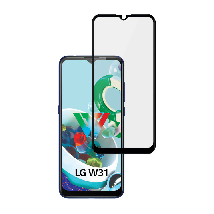 Alink 3D hot bending full glue tempered glass screen protector for LG W31