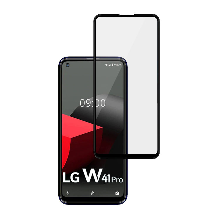 Alink 3D hot bending edge glue tempered glass screen protector for LG W41 Pro