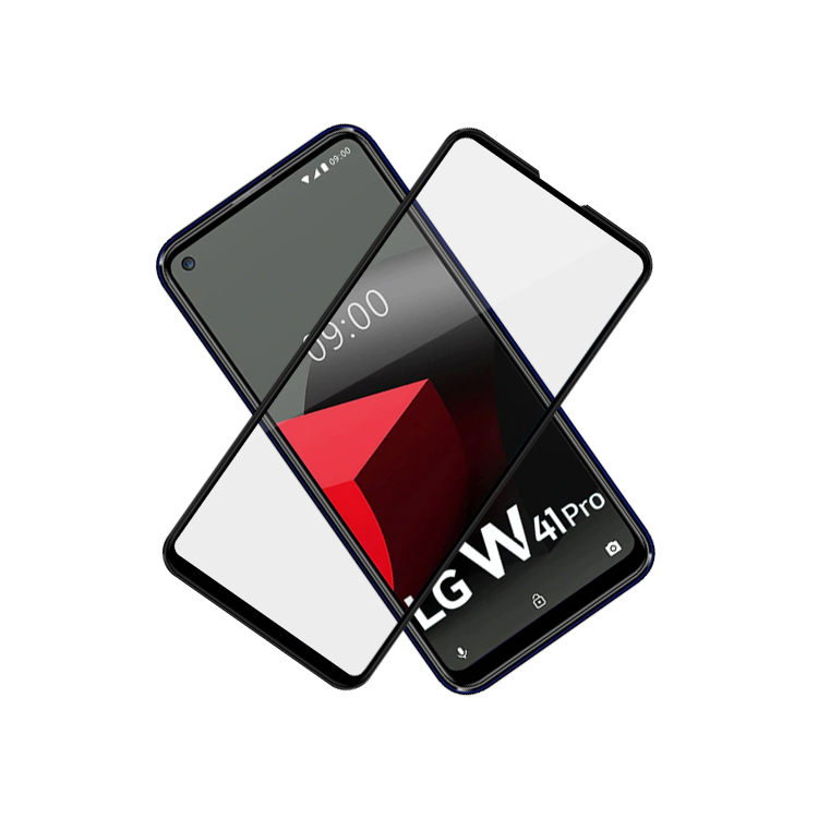 Alink 3D hot bending edge glue tempered glass screen protector for LG W41 Pro
