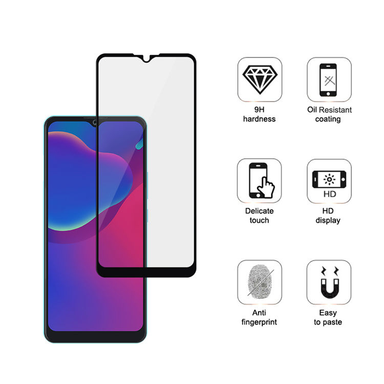 Alink 3D hot bending full glue tempered glass screen protector for ZTE Blade 20