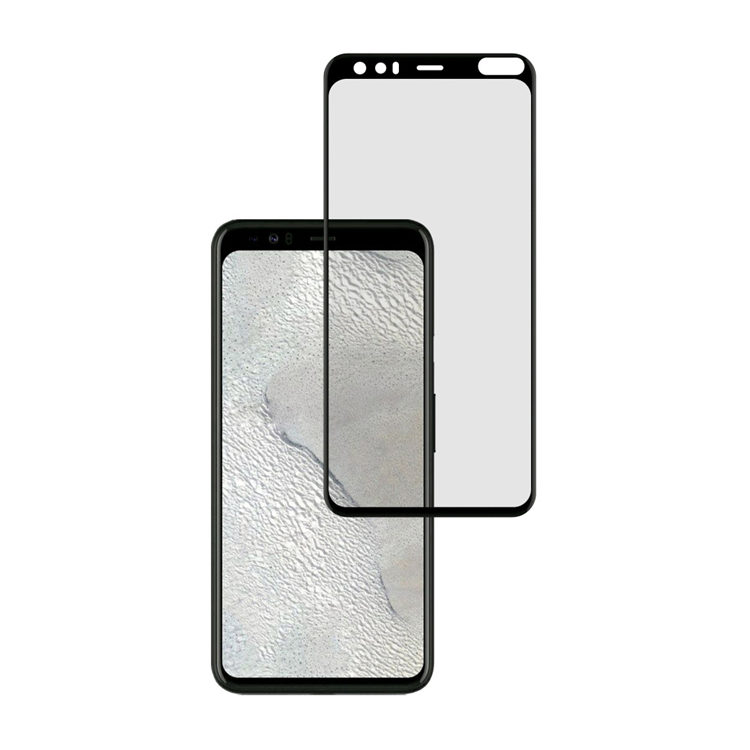 Alink 3D hot bending full glue tempered glass screen protector for Google Pixel 4