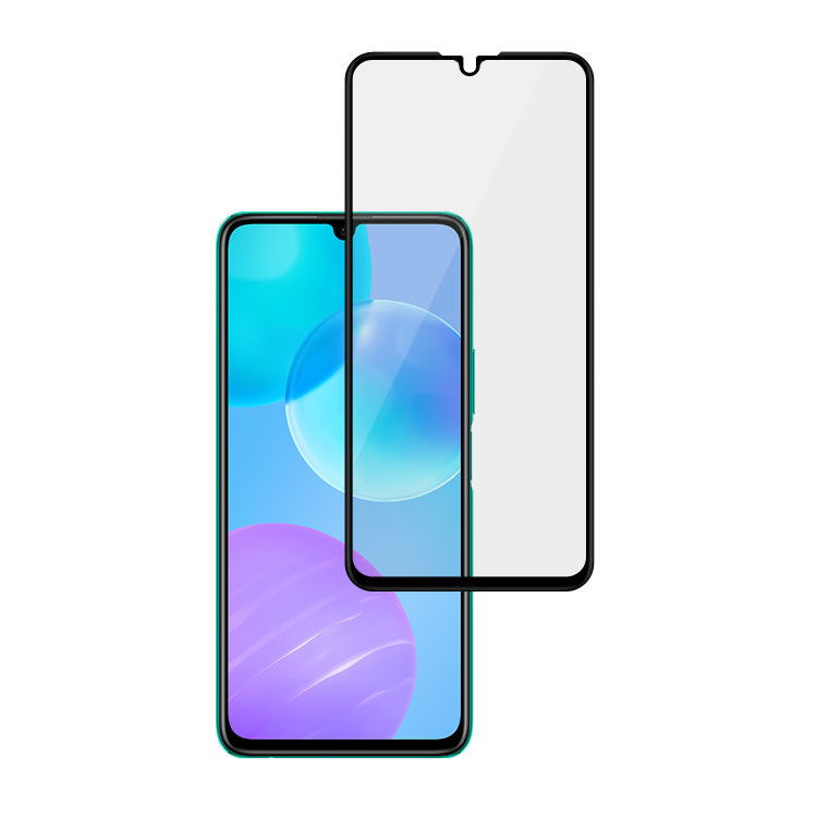 Alink 3D hot bending full glue tempered glass screen protector for Honor 30 Lite
