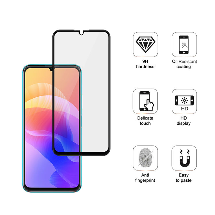 Alink 3D hot bending edge glue tempered glass screen protector for Huawei Enjoy 20