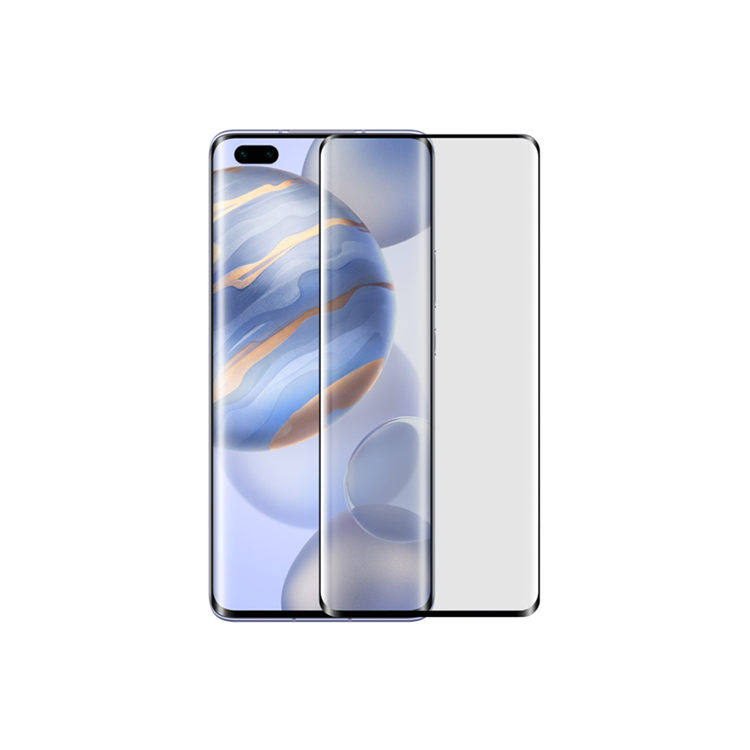 Alink 3D hot bending full glue tempered glass screen protector for Honor 30 Pro