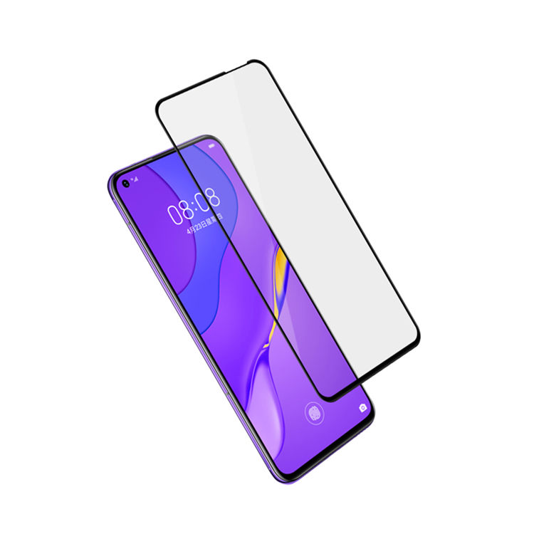 Alink 3D curved precise carving tempered glass screen protector for Huawei Nova 7