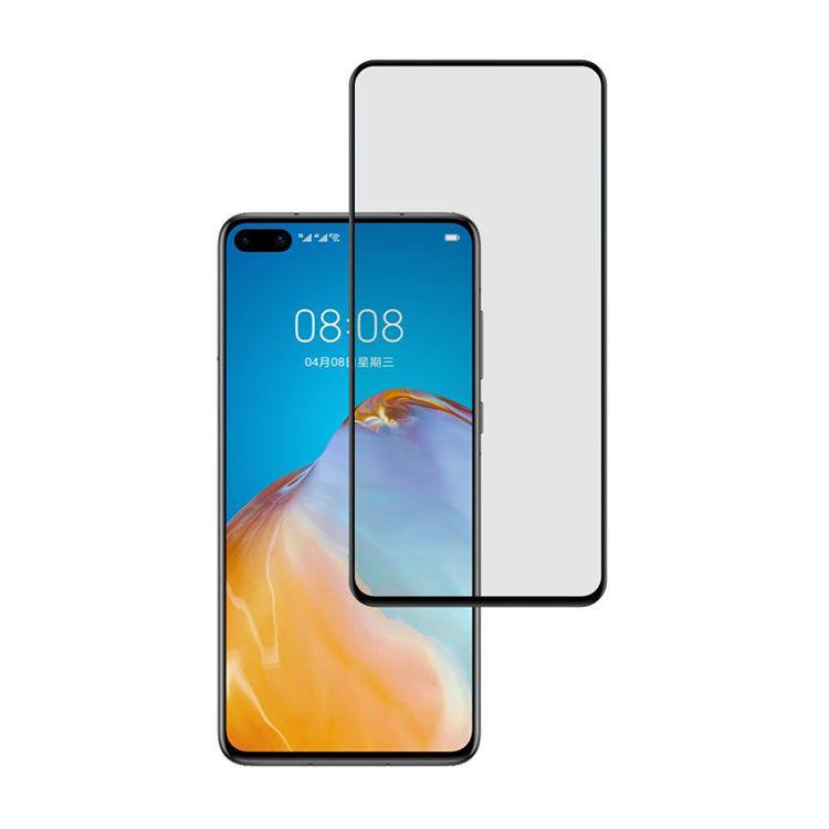 Alink 3D curved precise carving tempered glass screen protector for Huawei P40