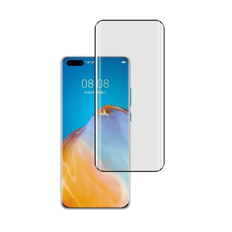Alink 3D curved precise carving tempered glass screen protector for Huawei P40 Pro
