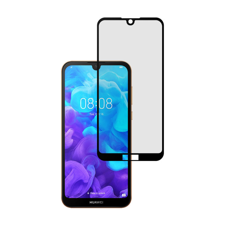 Alink 3D hot bending full glue tempered glass screen protector for Huawei Y5 2019