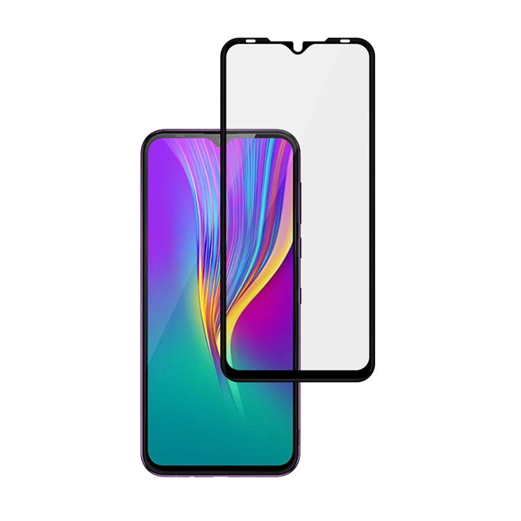 Alink 3D hot bending full glue tempered glass screen protector for Infinix Smart 4 Plus