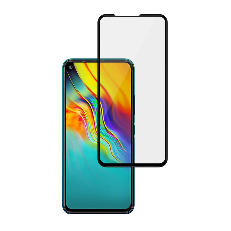 Alink 3D hot bending full glue tempered glass screen protector for Infinix Hot 9 Pro
