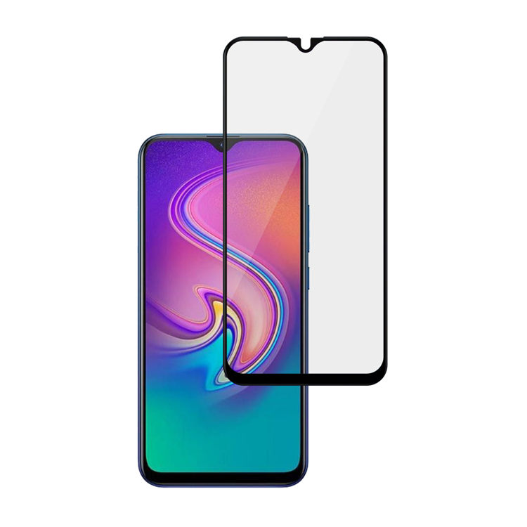 Alink 2.5D silk print full glue tempered glass screen protector for Infinix S4