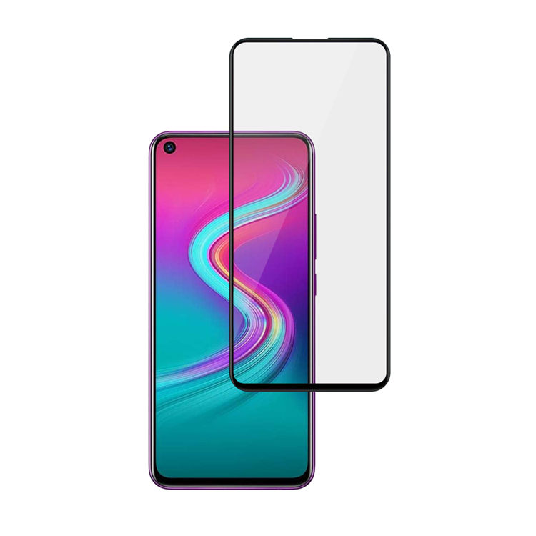 Alink 3D hot bending full glue tempered glass screen protector for Infinix S5 Lite