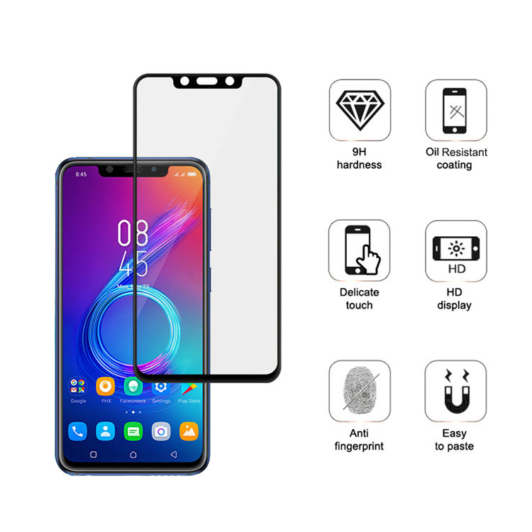 Alink 3D hot bending full glue tempered glass screen protector for Infinix Zero 6 Pro