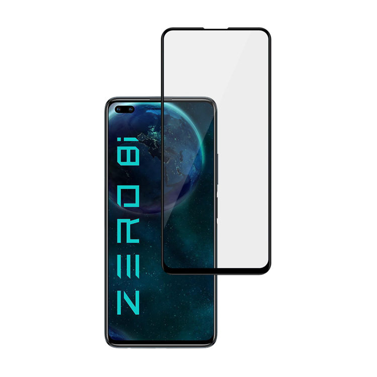 Alink 2.5D silk print full glue tempered glass screen protector for Infinix Zero 8i