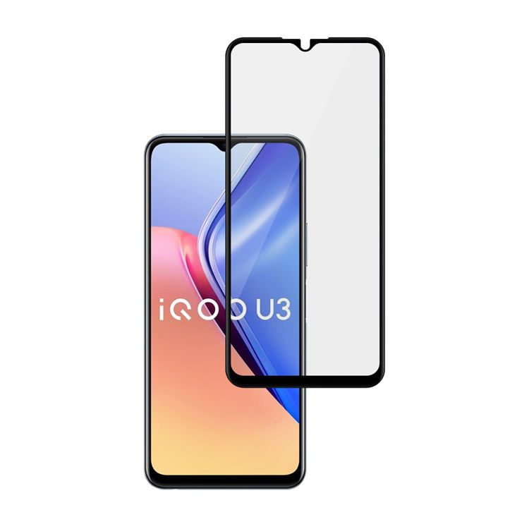 Alink 3D hot bending full glue tempered glass screen protector for iQOO U3
