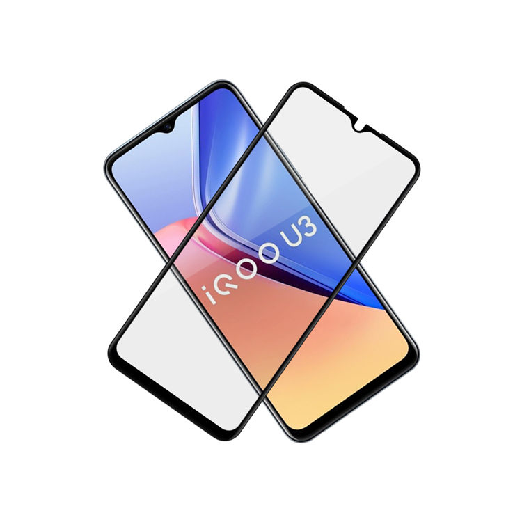 Alink 3D hot bending full glue tempered glass screen protector for iQOO U3