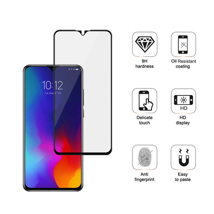 Alink 3D hot bending full glue tempered glass screen protector for Lenovo K10 Plus