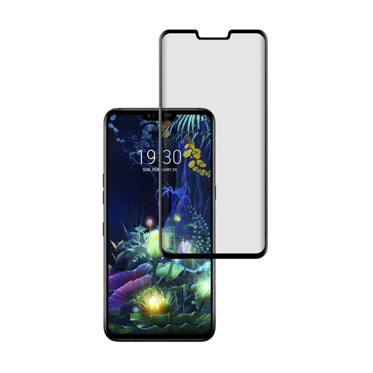 Alink 3D curved precise carving tempered glass screen protector for LG V50 ThinQ