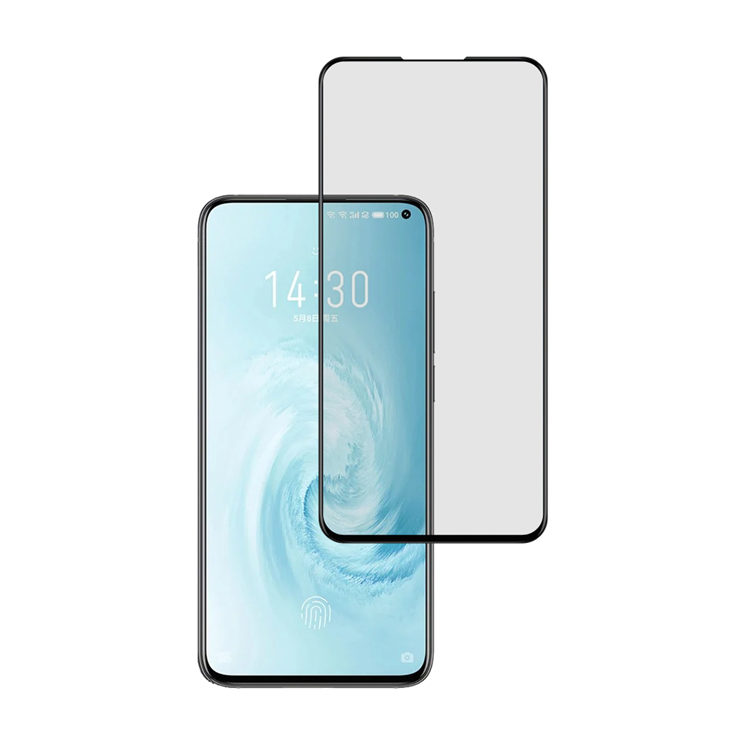 Alink 2.5D silk print full glue tempered glass screen protector for Meizu 17