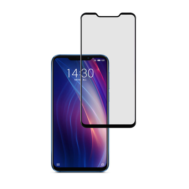 Alink 3D hot bending edge glue tempered glass screen protector for Meizu X8