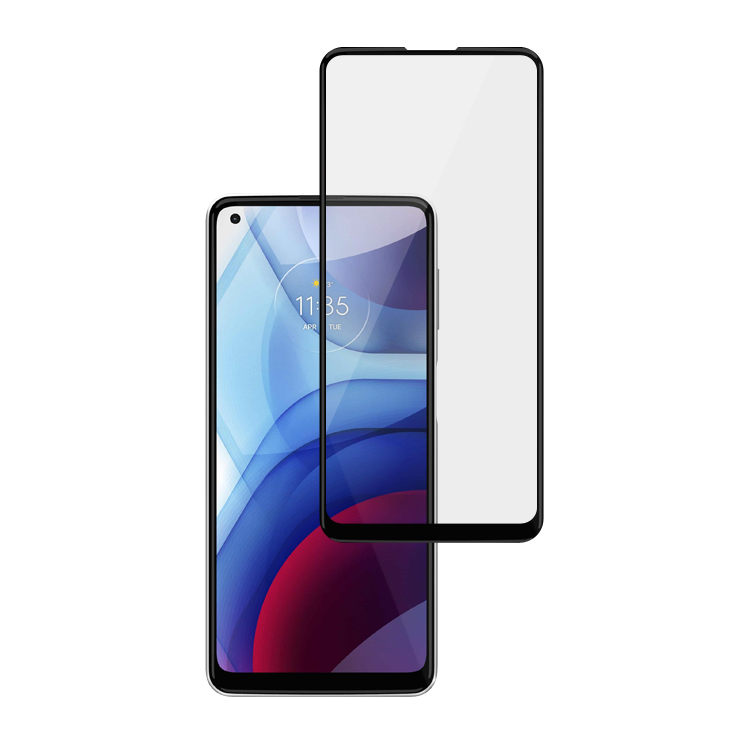 Alink 3D hot bending full glue tempered glass screen protector for Moto G Power 2021