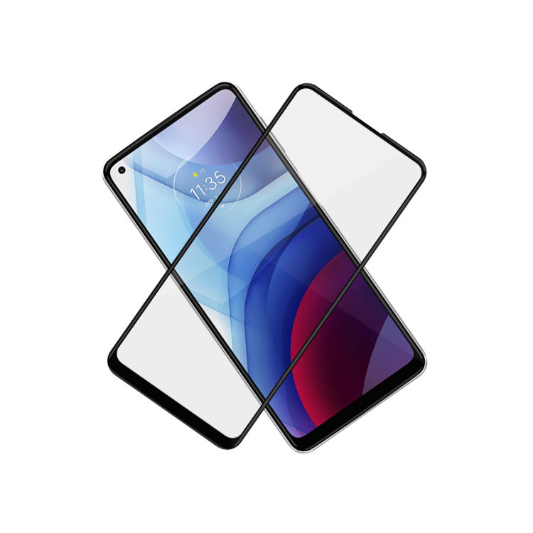 Alink 3D hot bending full glue tempered glass screen protector for Moto G Power 2021