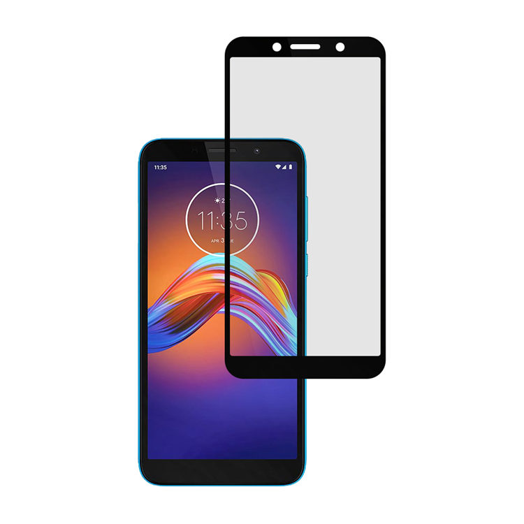 Alink 3D hot bending edge glue tempered glass screen protector for Moto E6 Play