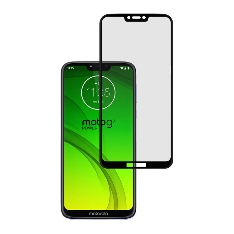 Alink 3D hot bending edge glue tempered glass screen protector for Moto G7 Power