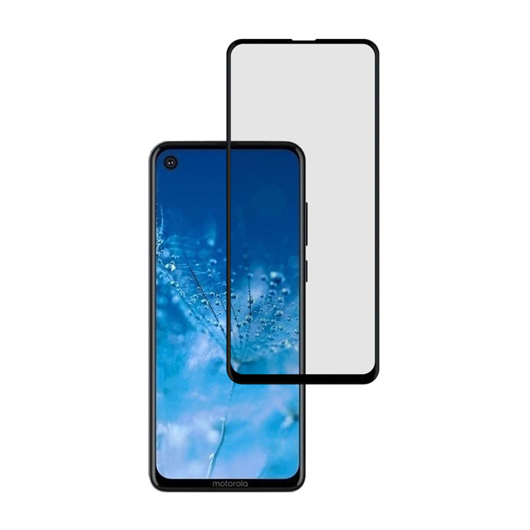 Alink 3D hot bending full glue tempered glass screen protector for Moto G8