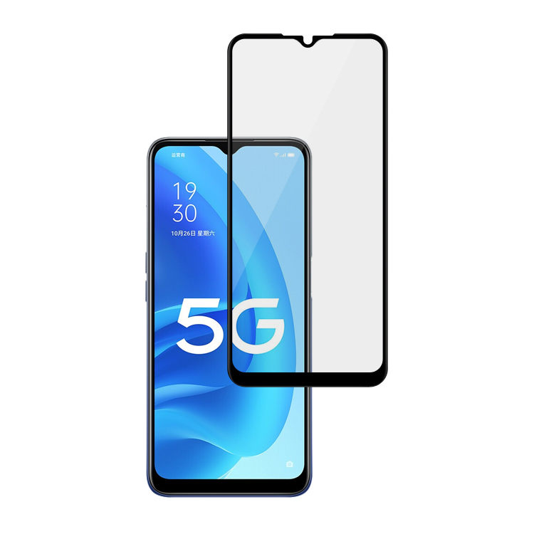 Alink 3D hot bending full glue tempered glass screen protector for Oppo A55