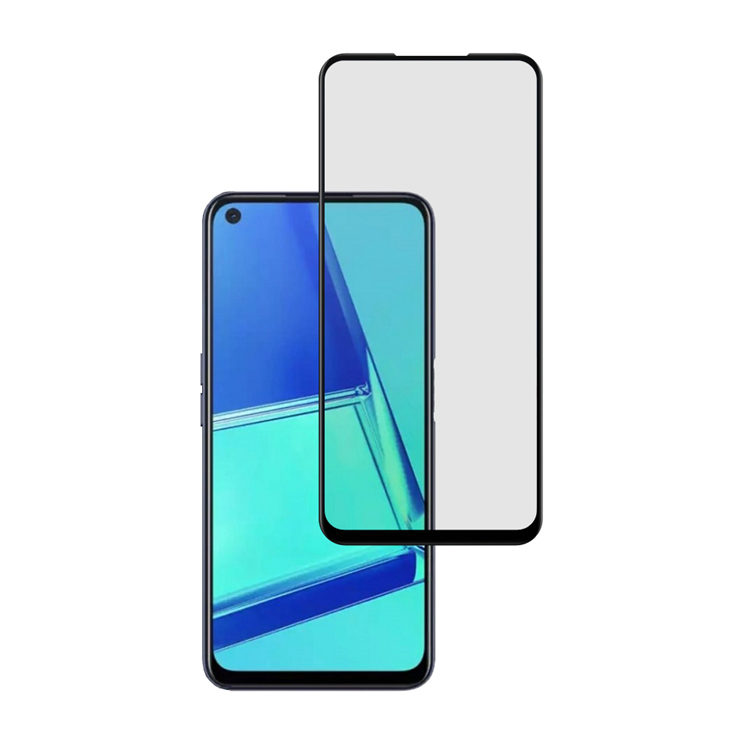 Alink 3D hot bending edge glue tempered glass screen protector for Oppo A72