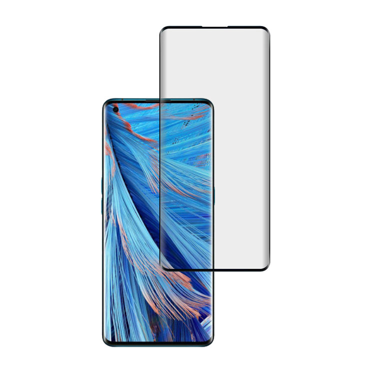 Alink 3D curved precise carving tempered glass screen protector for Oppo Find X2 Neo