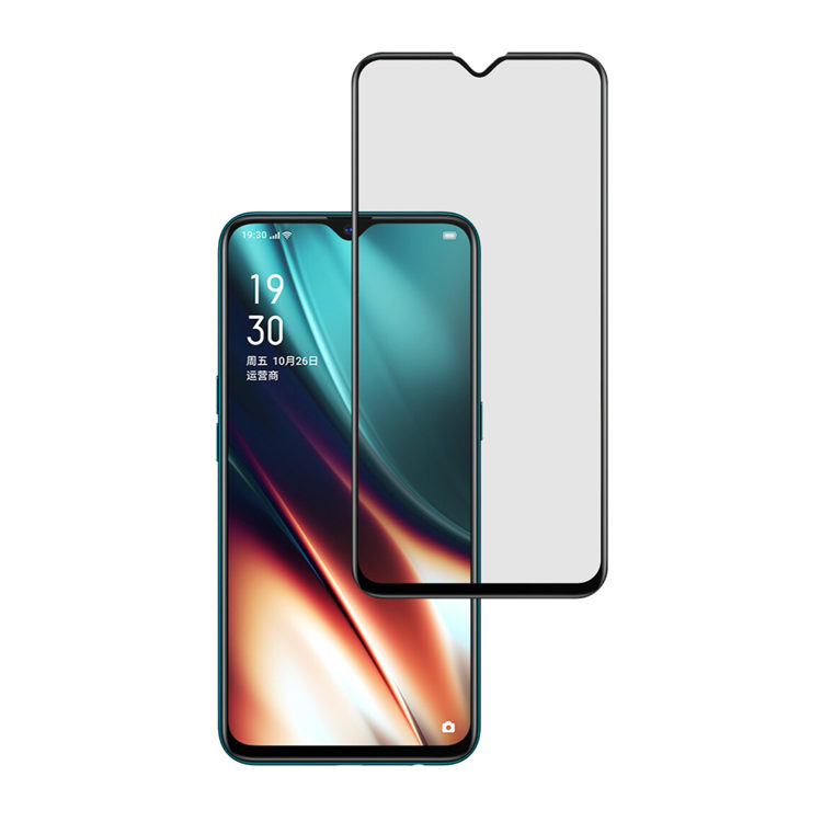 Alink 2.5D silk print full glue tempered glass screen protector for Oppo K5