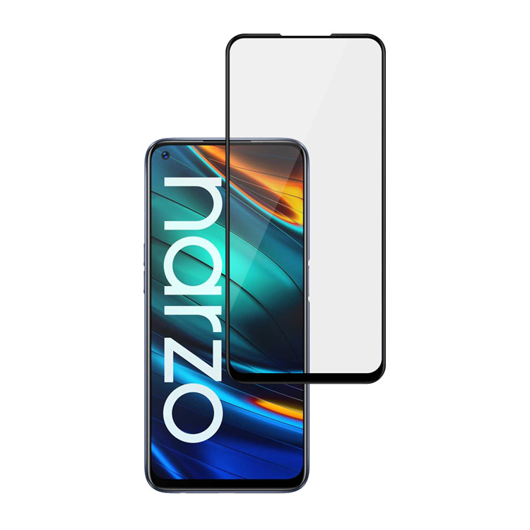 Alink 3D hot bending full glue tempered glass screen protector for Realme Narzo 20 Pro
