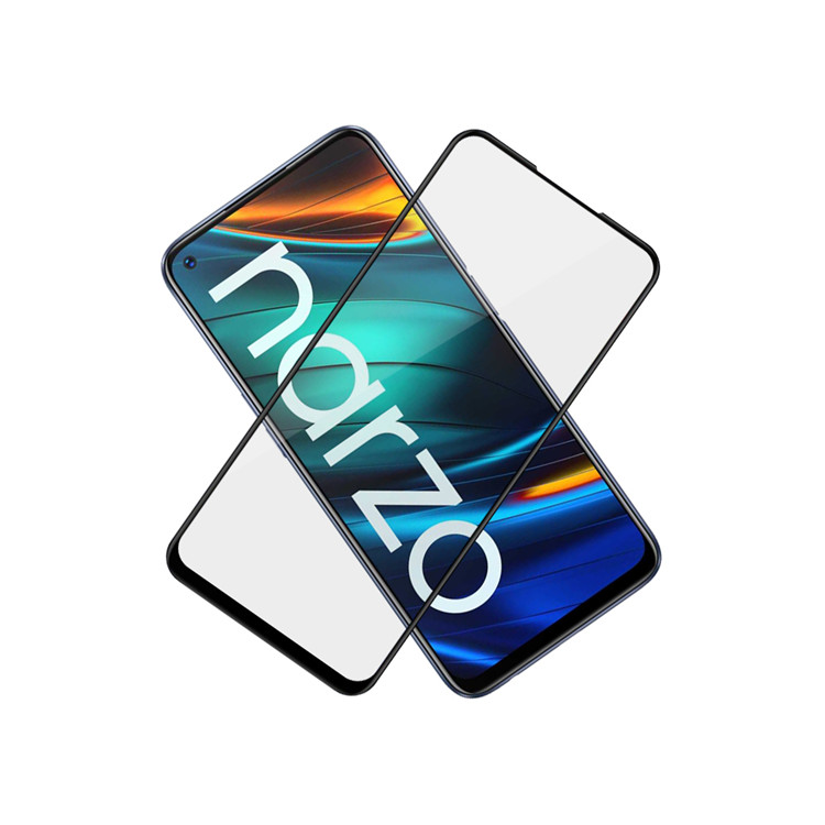 Alink 3D hot bending full glue tempered glass screen protector for Realme Narzo 20 Pro