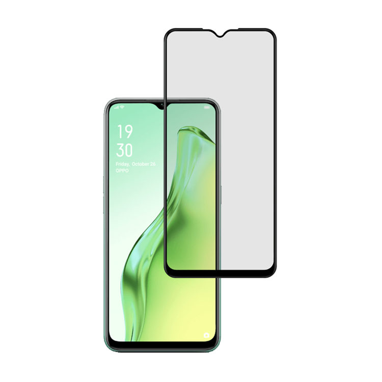 Alink 3D hot bending edge glue tempered glass screen protector for Oppo A31