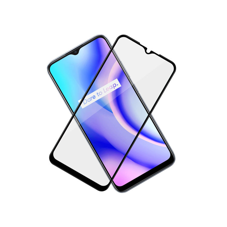 Alink 3D hot bending full glue tempered glass screen protector for Realme C15