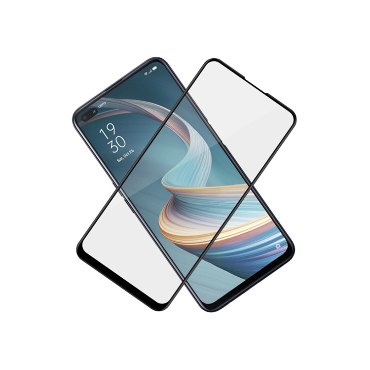 Alink 3D hot bending full glue tempered glass screen protector for Oppo Reno4 Z 5G