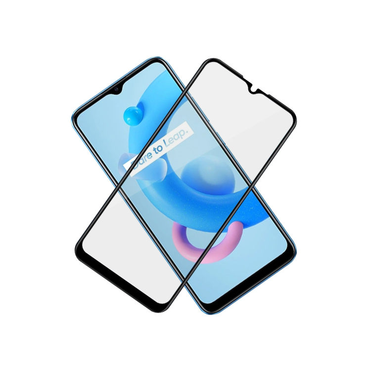 Alink 3D hot bending edge glue tempered glass screen protector for Realme C20