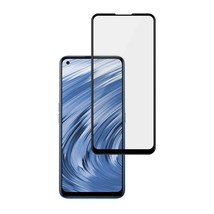 Alink 3D hot bending full glue tempered glass screen protector for Realme V15