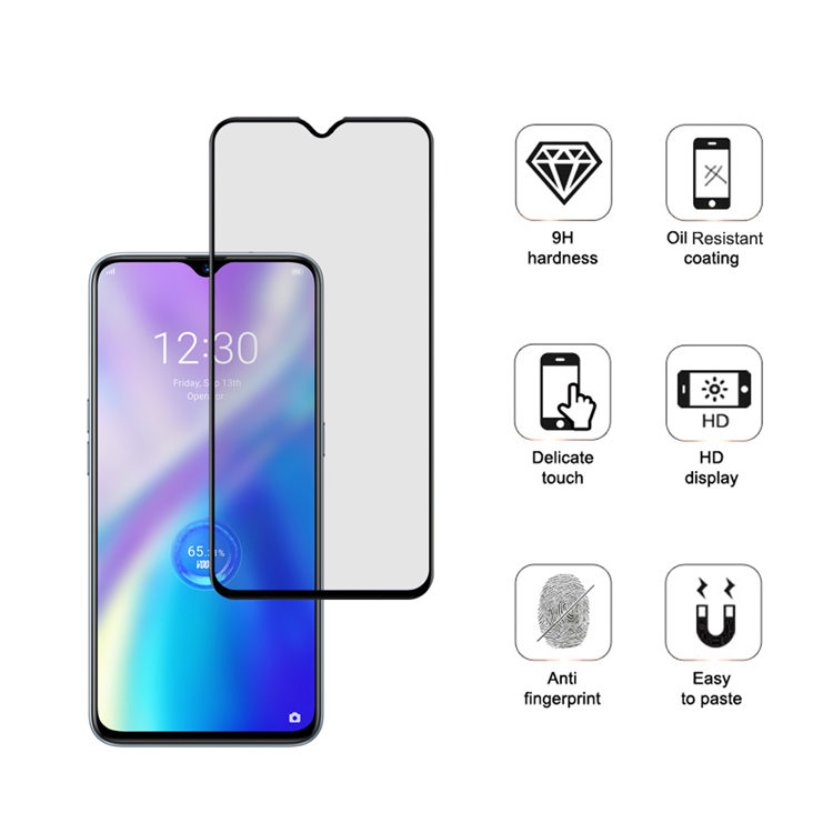 Alink 3D hot bending full glue tempered glass screen protector for Realme XT