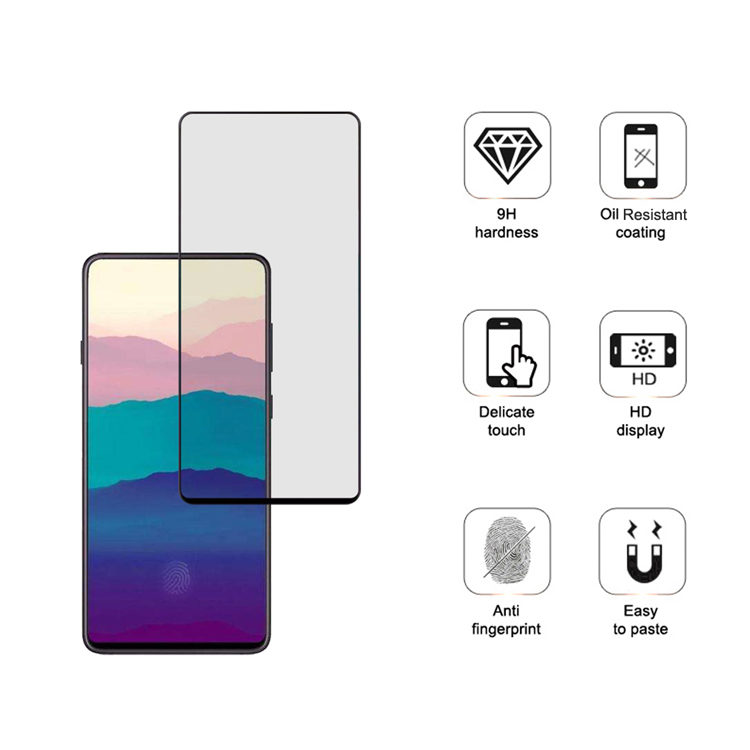 Alink 3D hot bending edge glue tempered glass screen protector for Samsung Galaxy A90