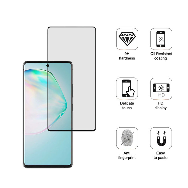 Alink 3D hot bending full glue tempered glass screen protector for Samsung Galaxy A91