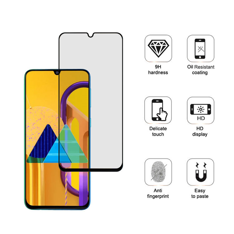 Alink 3D hot bending edge glue tempered glass screen protector for Samsung Galaxy M11