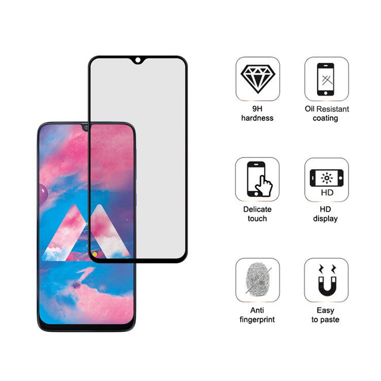 Alink 3D hot bending full glue tempered glass screen protector for Samsung Galaxy M30